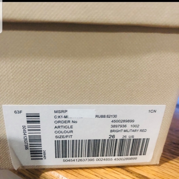 100% authentic Burberry rainboots size.9 - Picture 4 of 4